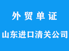 山东进口清关公司怎么选择