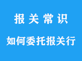 如何委托报关行或代理商进行报关手续的办理？