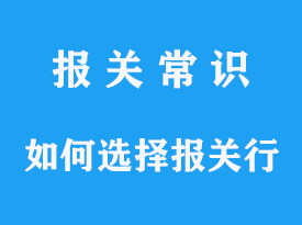 进口商应该如何选择报关行或代理商？