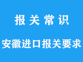 安徽进口报关和港口有什么不一样