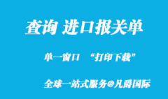 进口报关单平台查询及电子打印步骤