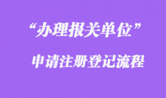 办理报关单位申请注册登记的流程是怎样的？