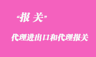 代理进出口和代理报关有哪些区别
