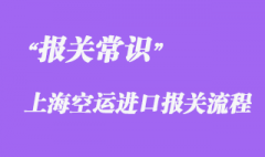 上海空运进口报关流程