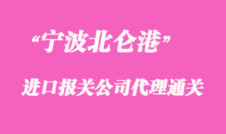 宁波北仑港报关公司