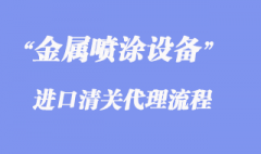 金属喷涂设备进口清关条件资质才能申请贴息？