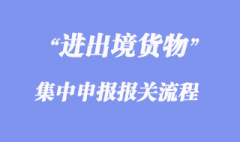进出境货物集中申报流程