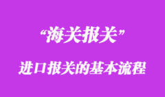 进口报关的基本流程
