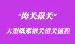 进口大型纸浆报关清关流程